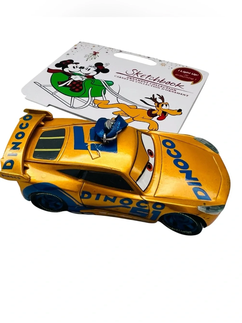 Disney Sketchbook 2017 Pixar Cars Cruz Ramirez Light Uo Ornament